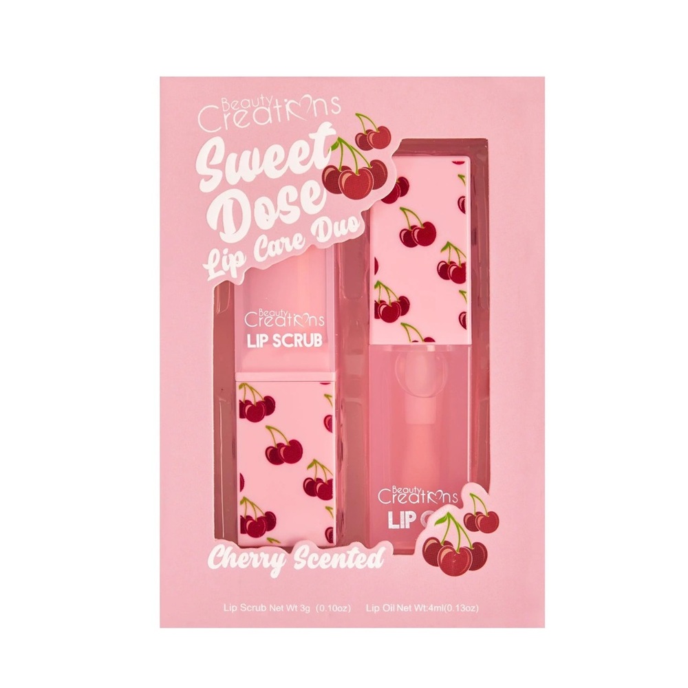 Beauty Creations sweet dose, lip, care, duo, cherry, scented
